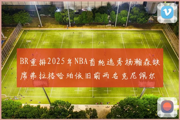 BR重排2025年NBA首轮选秀杨瀚森缺席弗拉格哈珀依旧前两名克尼佩尔锁定探花位