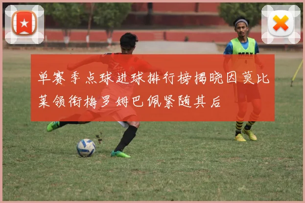单赛季点球进球排行榜揭晓因莫比莱领衔梅罗姆巴佩紧随其后